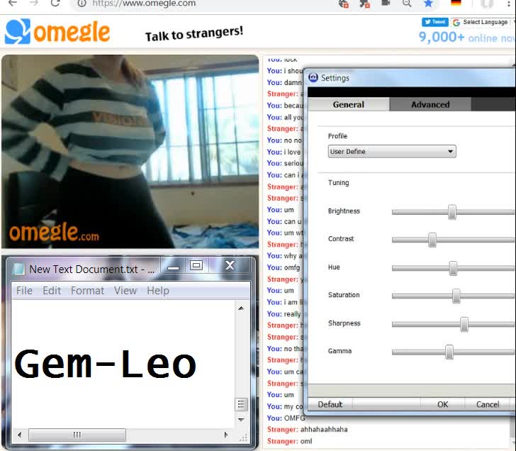 Premium – GemLeo Omegle Porn shows her curves